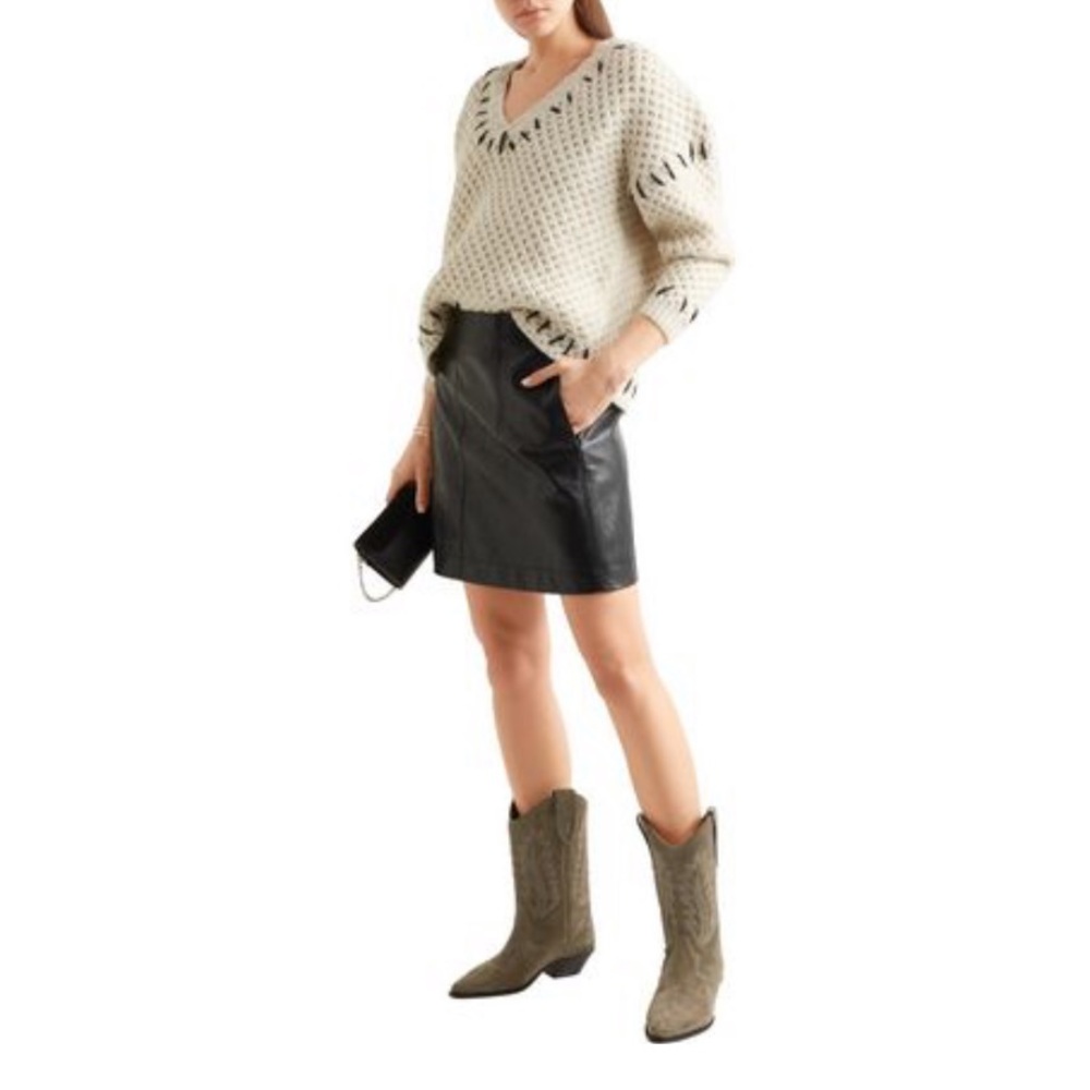 Isabel Marant Dallin Cowboy Boots Size FR 39 US 8